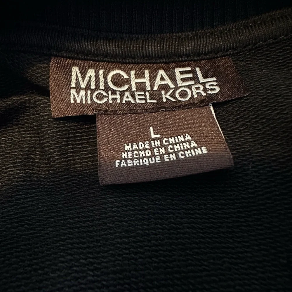 Michael Kors Black Bomber Jacket